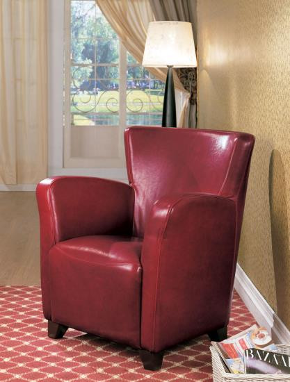 Lisi Red Accent Chair