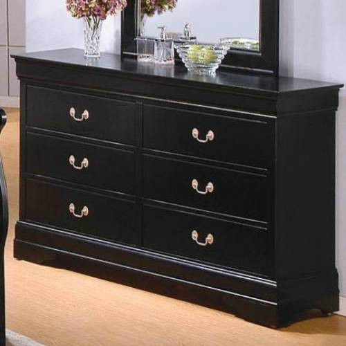 Louis Phillipe Black Dresser