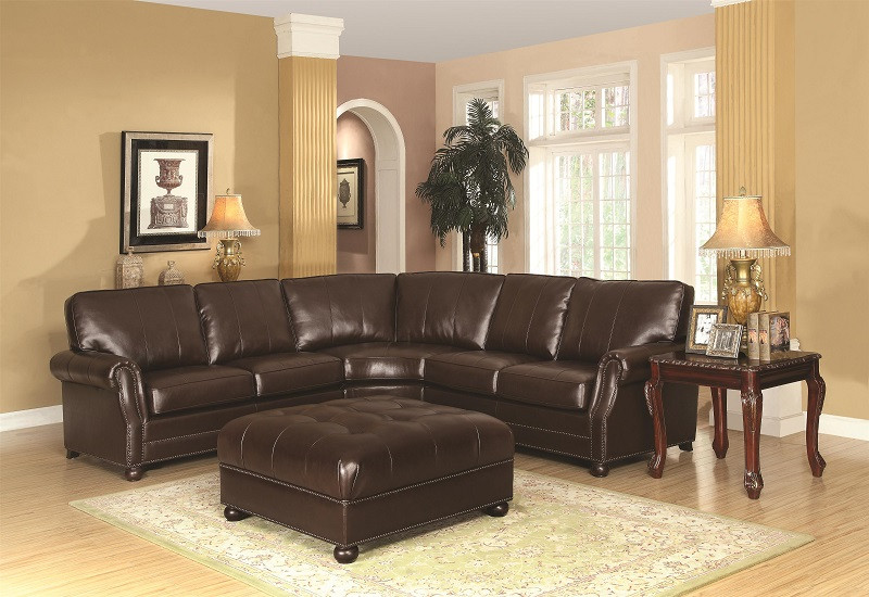 Dorsey Leather Sectional