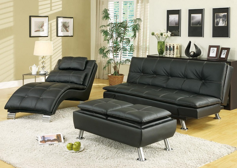 Empire Black Futon