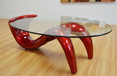 Mia Red Coffee Table