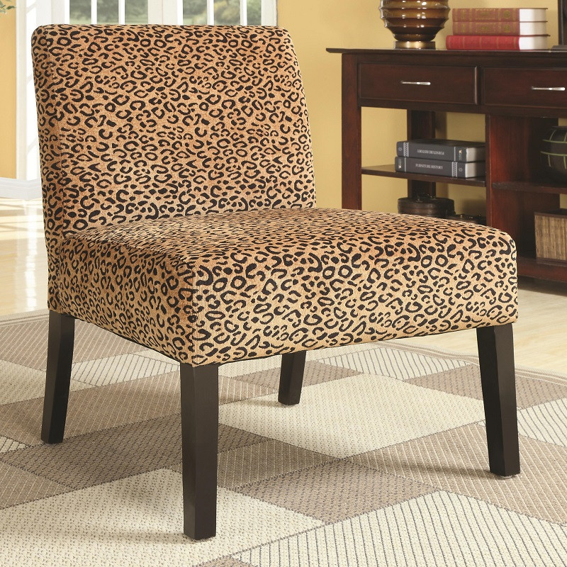 Jessie Leopard Accent Chair