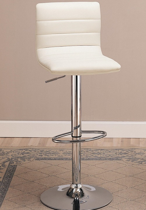 Urban White or Black  Upholstered Barstool