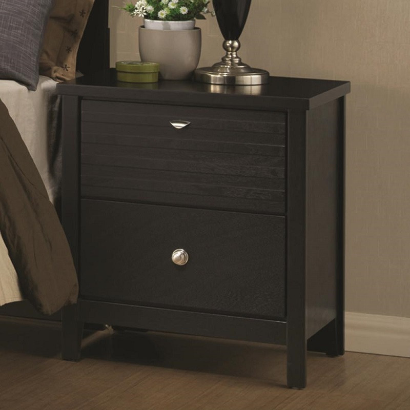 Richmond Black Nightstand 
