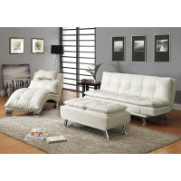 Landin White Futon