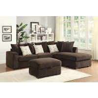 Olson Chocolate Sectional 