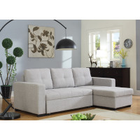 Hanna Beige Sleeper Sectional